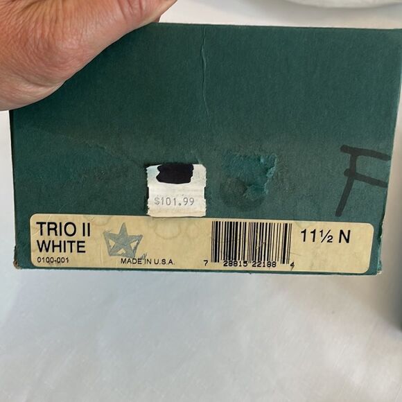 SAS WHITE LEATHER SANDALS. TRIPAD COMFORT. NEW. - Picture 9 of 9